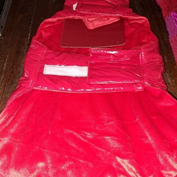 HOST PICK !! New Medium Dog Fleece Puffer Coat and Rain Coat Jacket - Picture 7 of 8